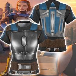 Bo-Katan Kryze 3D Shirt, The Mandalorian Season 2 Inspired Outfits Meaningful Gift For Family Gift For Boyfriend Valentine Gift