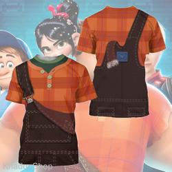 Wreck It Ralph 3D Costume For Family Group Shirt Meaningful Gift For Family Gift For Boyfriend Valentine Gift