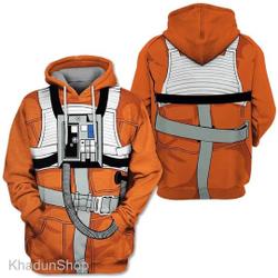 Star Wars Rebel Flight Suit Characters Costume 3D Shirt