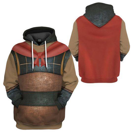 Li Shang General Mulan 3D Hoodie, Mulan Movie Magic Kingdom Hoodie