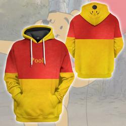 Winnie the Pooh 3D Shirt, Pooh Bear Halloween Costume Hoodie