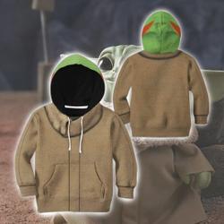 Star Wars Baby Yoda 3D Hoodie, Darth Vader Yoda Cosplay Shirt