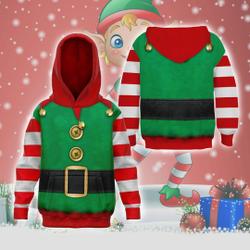 Elf Christmas Cosplay 3D All Over Printed Hoodie