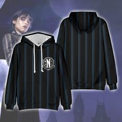 Wednesday Addams Hoodie, The Addams Family Cosplay 3D Shirt
