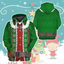 Christmas Elf Costume 3D Hoodie | Buddy the Elf Shirt
