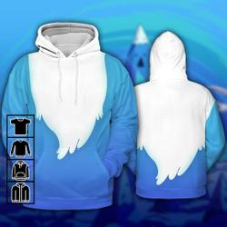Costume Ice King Adventure Time, Ice Kingdome, Ice King Costume 3D Hoodie
