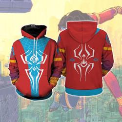 Pavitr Prabhakar 3D Hoodie | Spider Man Across The Spider Verse Shirt