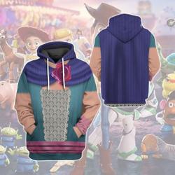 Bo Peep Toy Story 3D Shirt, Toy Story Cosplay Group Hoodie