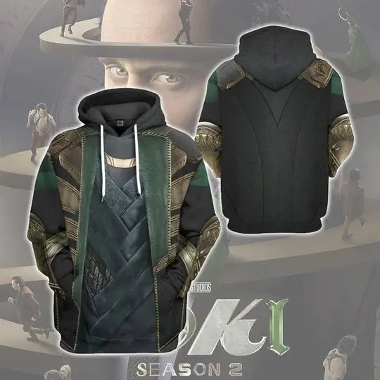Mischief TV Series Costume, Mischief Green Suit 3D Hoodie