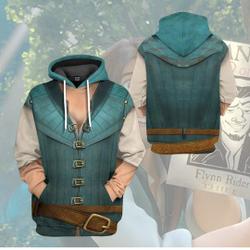 Flynn Rider Costume Cosplay 3D Hoodie