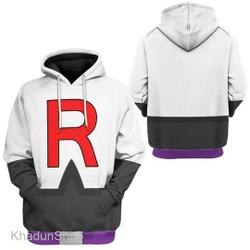 Rocket Team Halloween Costumes Hoodie, Jessie James Meowth Hoodie
