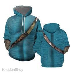 Jake Sully Avatar 3D Halloween Costumes Hoodie