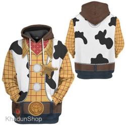 Toy Story Woody Characters Shirt, Toy Story Costume Cosplay 3D Hoodie