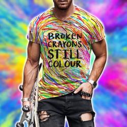 Broken Crayons Still Color Sweatshirt, Motivational Hoodie, Mental Health T-Shirt Meaningful Gift For Family Gift For Boyfriend Valentine Gift