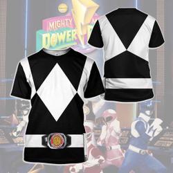 MIGHTY MORPHIN Power Ranger Black 3D Shirt Meaningful Gift For Family Gift For Boyfriend Valentine Gift