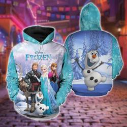 Disney Frozen Hoodie, Elsa Hoodie, Olaf Disney Shirt, Disney Movie Cartoon Hoodie