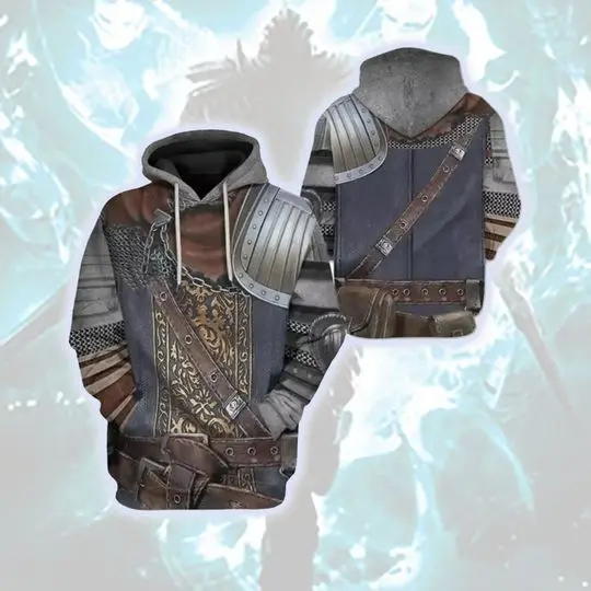 Cosplay Game Dark Souls 3D Hoodies Cartoon, Humor Funny Anime 3D Hoodie
