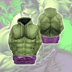 Marvel Avengers Hulk Ripped 3D Hoodie, Marvel Family Party Gift, Hulk Full 3D Hoodie
