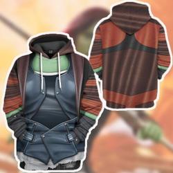 Marvel Guardians of the Galaxy 3D Hoodie, 3D Guardian Of The Galaxy Gamora Costume