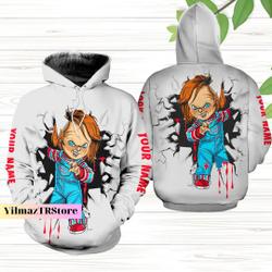 Chucky Hoodie, Halloween Horror Hoodie