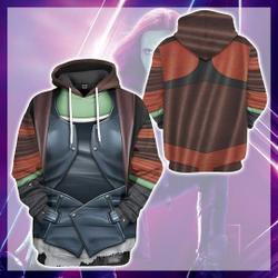 3D Guardian Of The Galaxy Gamora Costume Hoodie
