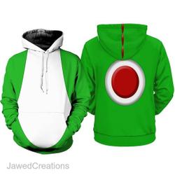 Mario Yoshi Full Over Print 3D Hoodie, Super Mario Yoshi Shirt