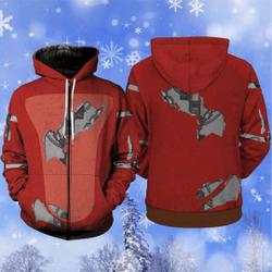 Fnaf Foxy 3D Hoodie, Five Nights at Freddy 3D Hoodie