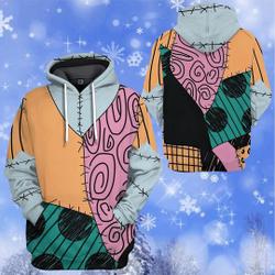 Sally 3D Hoodie, Sally The Nightmare Before Christmas 3D Hoodie