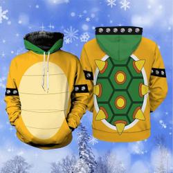 Bowser Hoodie, Bowser 3D Hoodie