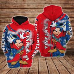 Mickey Fantasia Hoodie, Mickey Christmas Hoodie, Mickey Cute Hoodie