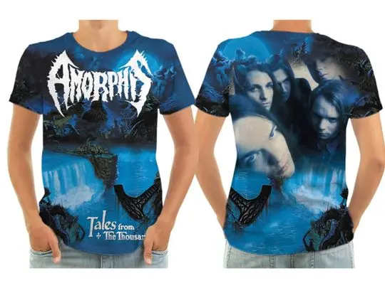 Amorphis the 70s, 80s, and 90s Rock Legends 3D Tshirt Meaningful Gift For Family Gift For Boyfriend Valentine Gift
