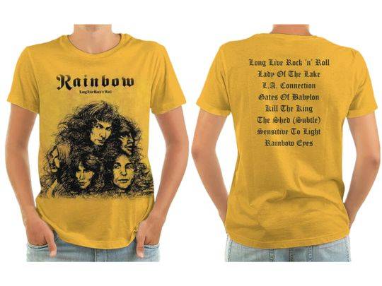 Rainbow, the 70s, 80s, and 90s Rock Legends Meaningful Gift For Family Gift For Boyfriend Valentine Gift