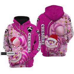 Christmas Gift, Cheshire Cat Hoodie, Cheshire Cat Zip Hoodie, Disney Cats Hoodie