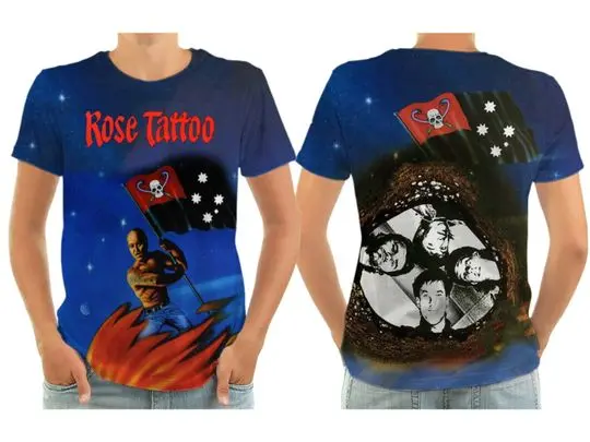 Rose Tattoo, the 70s, 80s, and 90s Rock Legends Meaningful Gift For Family Gift For Boyfriend Valentine Gift