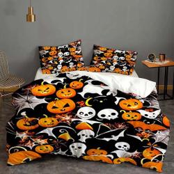 Pumpkin Halloween Cover Bedding  Quilt Cover Pillow Case Christmas Gift Dorm BedroomGift For Your Girlfriend Boyfriend Gift For Love Gift For Friend Best Valentine Present Holiday Gift