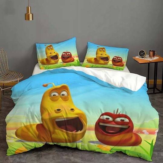 Larva TV Halloween Cover Bedding Quilt Cover Pillow Case Christmas Gift Dorm Bedroom.jpgt For Your Girlfriend Boyfriend Gift For Love Gift For Friend Best Valentine Present Holiday Gift