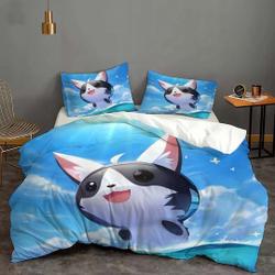 Lovely Dog Cover Bedding  Quilt Cover Pillow Case Christmas Gift Dorm BedroomGift For Your Girlfriend Boyfriend Gift For Love Gift For Friend Best Valentine Present Holiday Gift