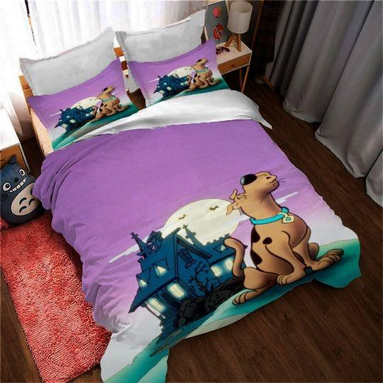 Personalized ScoobyDOO Duvet Covers Bedding Set Gift For Your Girlfriend Boyfriend Gift For Love Gift For Friend Best Valentine Present Holiday Gift