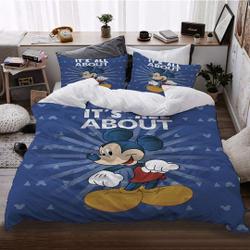 Personalized Mickey Mouse Duvet Covers Bedding Set Gift For Your Girlfriend Boyfriend Gift For Love Gift For Friend Best Valentine Present Holiday Gift