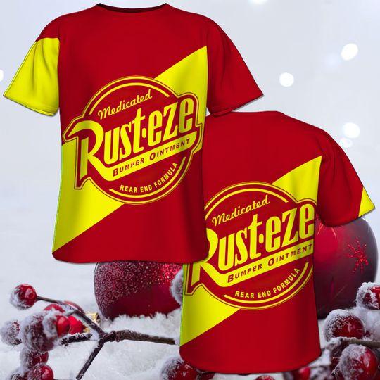 3D T-Shirt Rust-eze All Over Print Pixar Cars Cartoon 3D Shirt Meaningful Gift For Family Gift For Boyfriend Valentine Gift