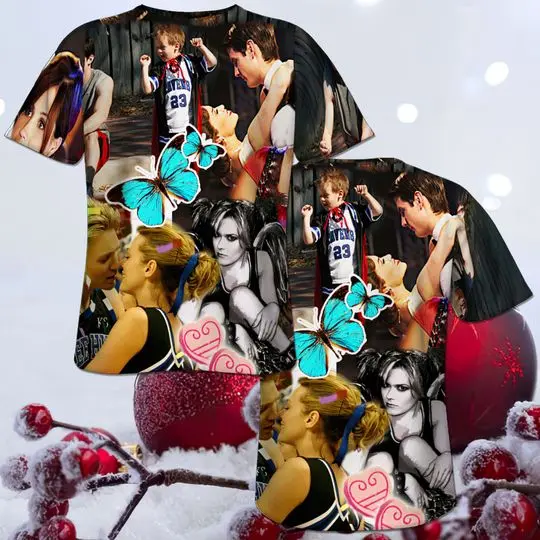 3D T-Shirt One All Over Print Tree Hill Movie 3D Shirt Meaningful Gift For Family Gift For Boyfriend Valentine Gift