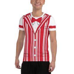 Red Barbershop Quartet Running Costume T-shirt Meaningful Gift For Family Gift For Boyfriend Valentine Gift