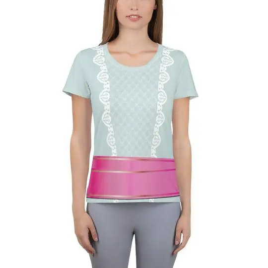 Sheep Herding Girl Running Costume 3D T-shirt Meaningful Gift For Family Gift For Boyfriend Valentine Gift