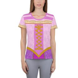 Rapunzel Princess Running Costume 3D T-shirt Meaningful Gift For Family Gift For Boyfriend Valentine Gift