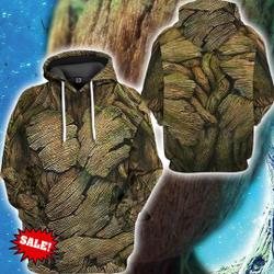Groot Galaxy Of The Guardians Costume Hoodie, Groot Cosplay Costume