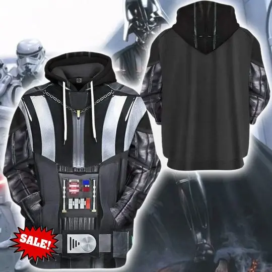 Darth Vader Costume 3D Hoodie, Star Wars Movie Character Hoodie