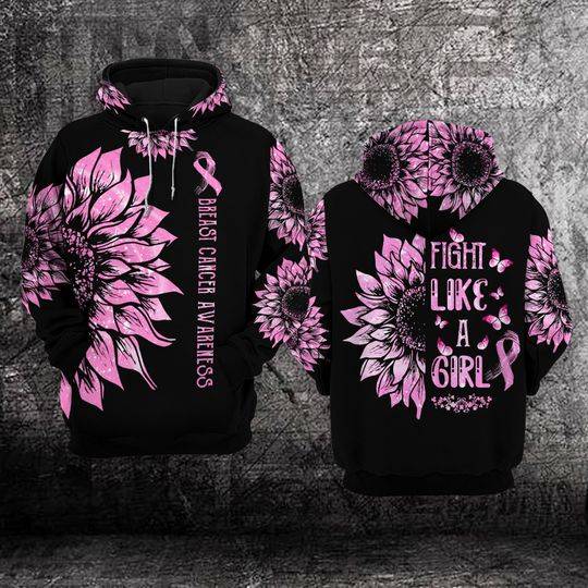 Breast Cancer Awareness Hoodie, In October We Wear Pink Hoodie