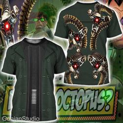 Doctor Octopus Costume 3D Shirt, Superhero Halloween Costume Shirt Meaningful Gift For Family Gift For Boyfriend Valentine Gift