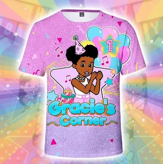 Gracie's Corner Birthday Girl Shirt, Gracie's Corner Birthday Family Shirts Meaningful Gift For Family Gift For Boyfriend Valentine Gift