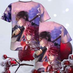 3D T-Shirt Bakugo All Over Print Yona Of The Dawn 3D SHirt Meaningful Gift For Family Gift For Boyfriend Valentine Gift